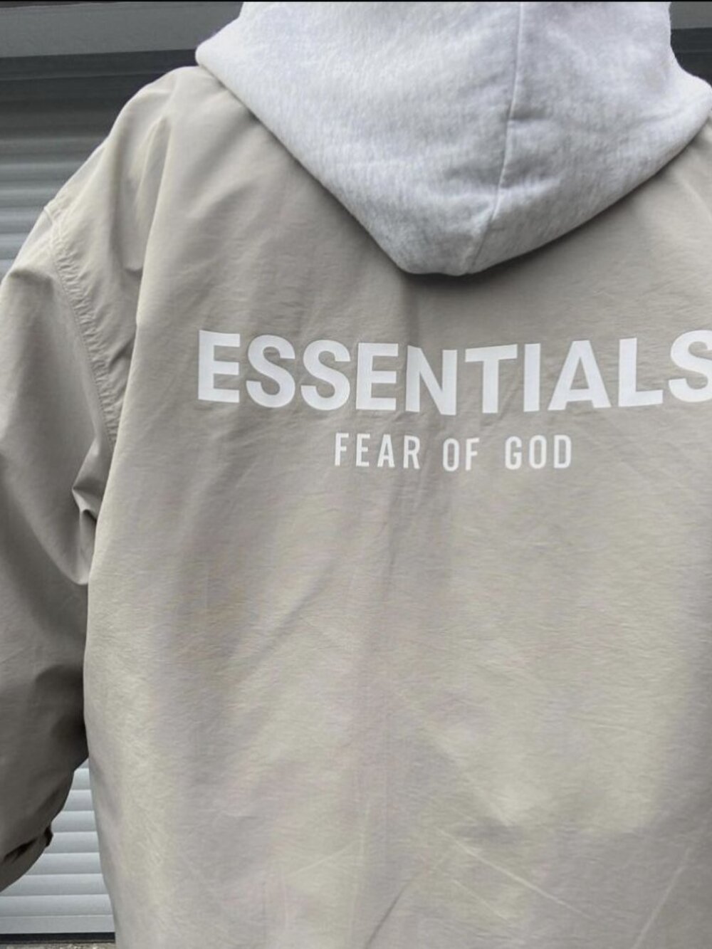 FEAR OF GOD ESSENTIALS Coaches Jacket 'Oak'